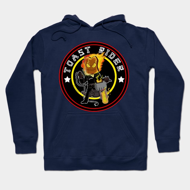 Toast Rider Hoodie by cartoonish